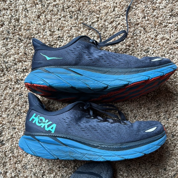 Hoka One One Mens Clifton 8 Sneakers Size 9 - Picture 2 of 8